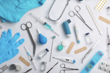 A selection of medical equipment