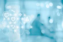 Hospital tech concept art.