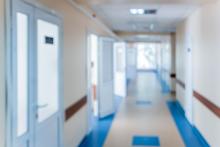Health clinic corridor