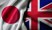 Japan UK Flags