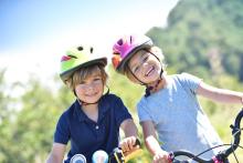 Kids cycling