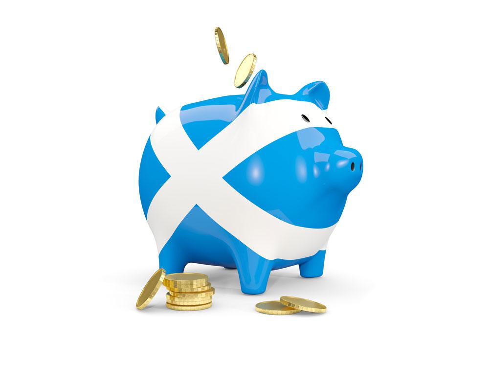Scottish piggy bank